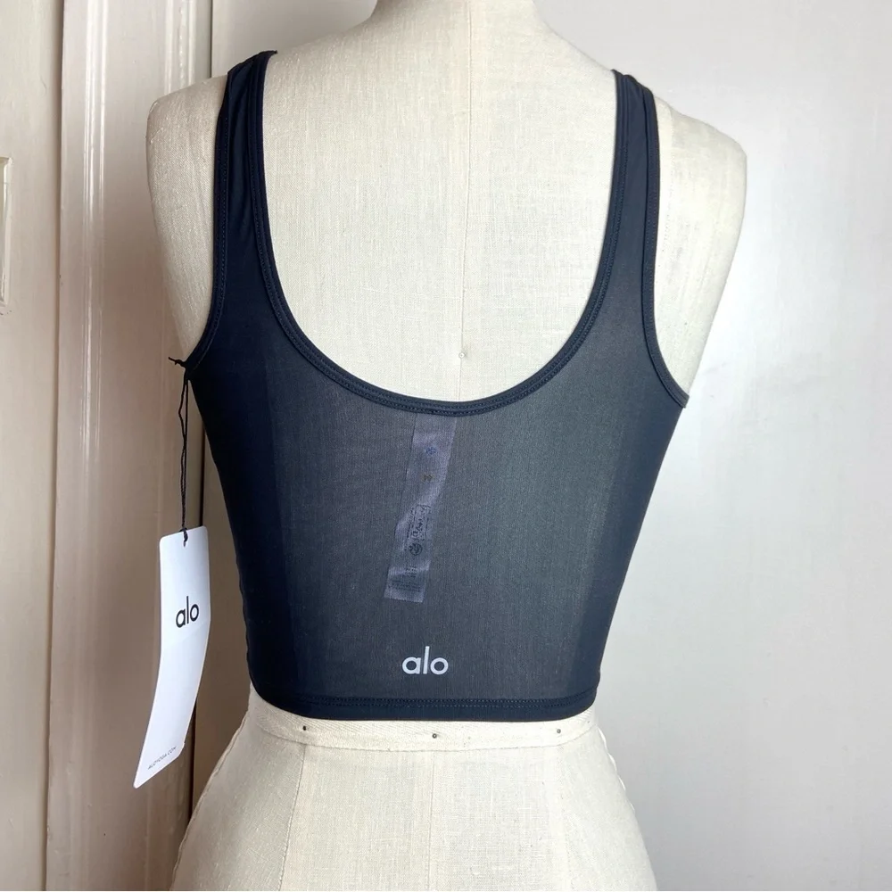 $80 NWT Alo Airlift Mesh Tempo Tank